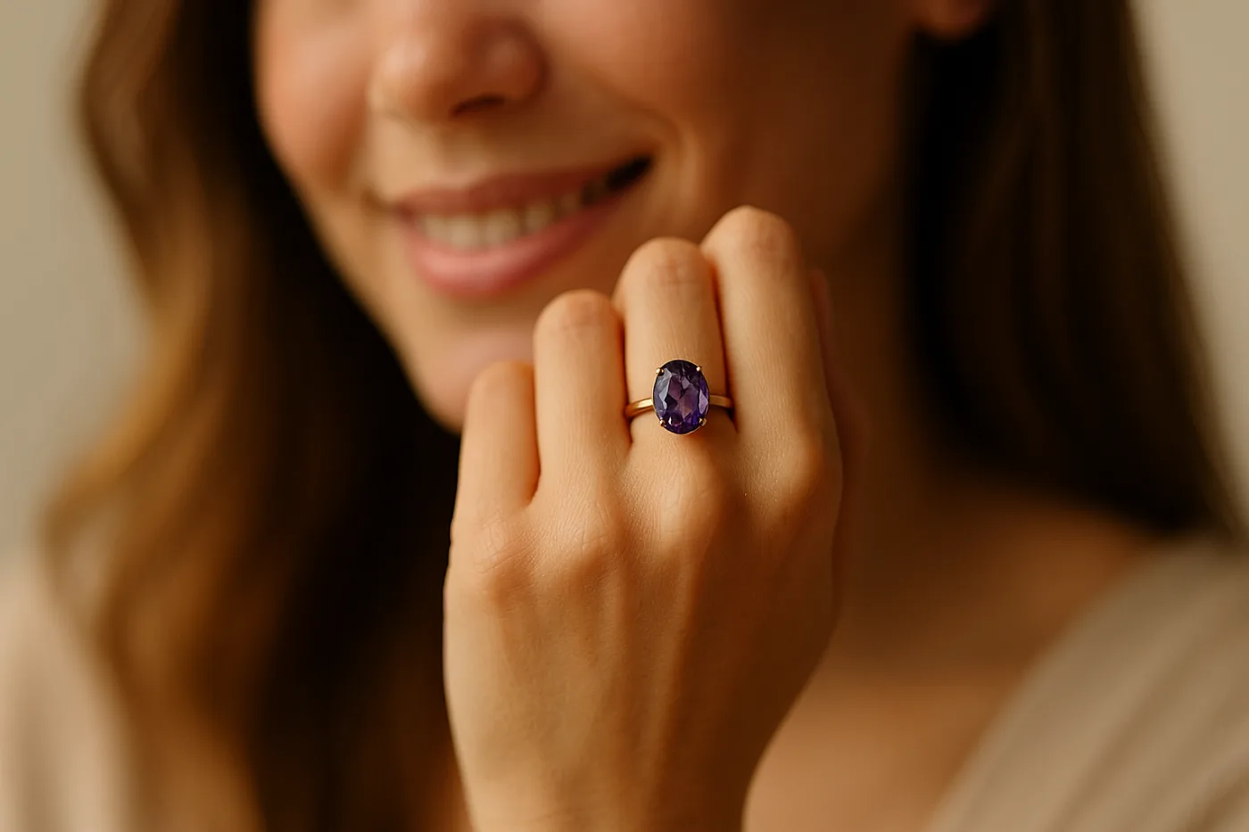 Comment choisir une bague en améthyste : forme, serti et métal sans faux pas