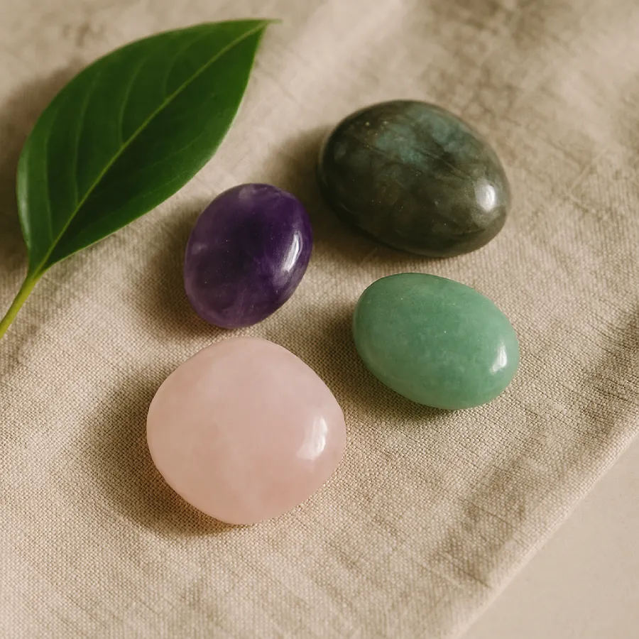 les pierres naturelles et la lithothérapie.